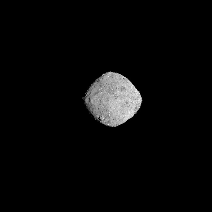 OSIRIS-REx-ის მიერ დანახული ასტეროიდი ბენუ