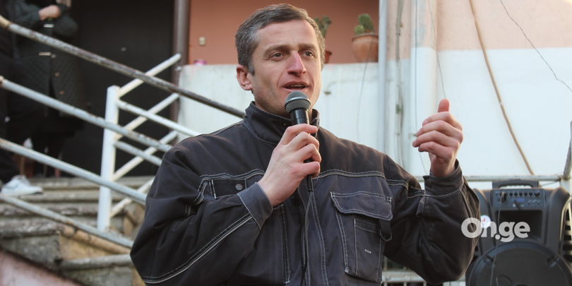 გაფიცული მაღაროელი ტარიელ მიქაცაძე